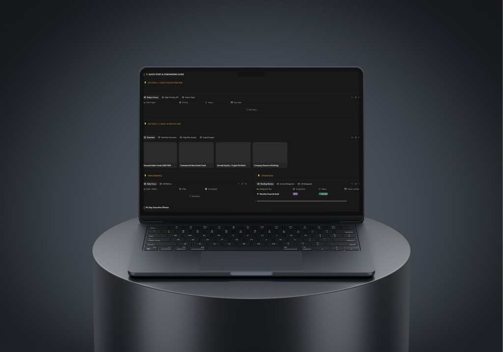 Executive Performance OS™ — All-in-One Notion Workspace for Founders
