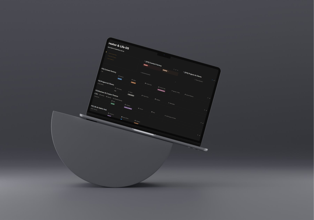 Creator & Life OS™ — Content Pipeline & Business Workspace for Notion